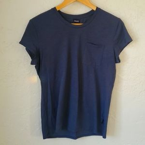 Patagonia Mainstay Organic Cotton T-shirt, Navy Blue